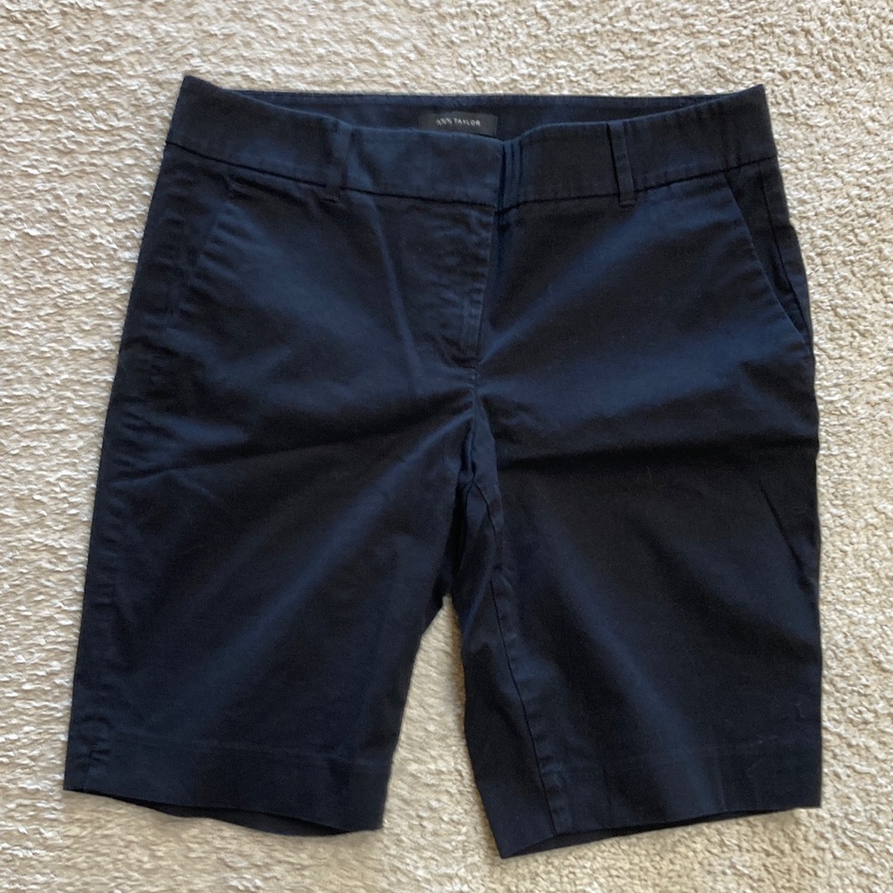 Ann Taylor Women's Navy Bermuda Shorts